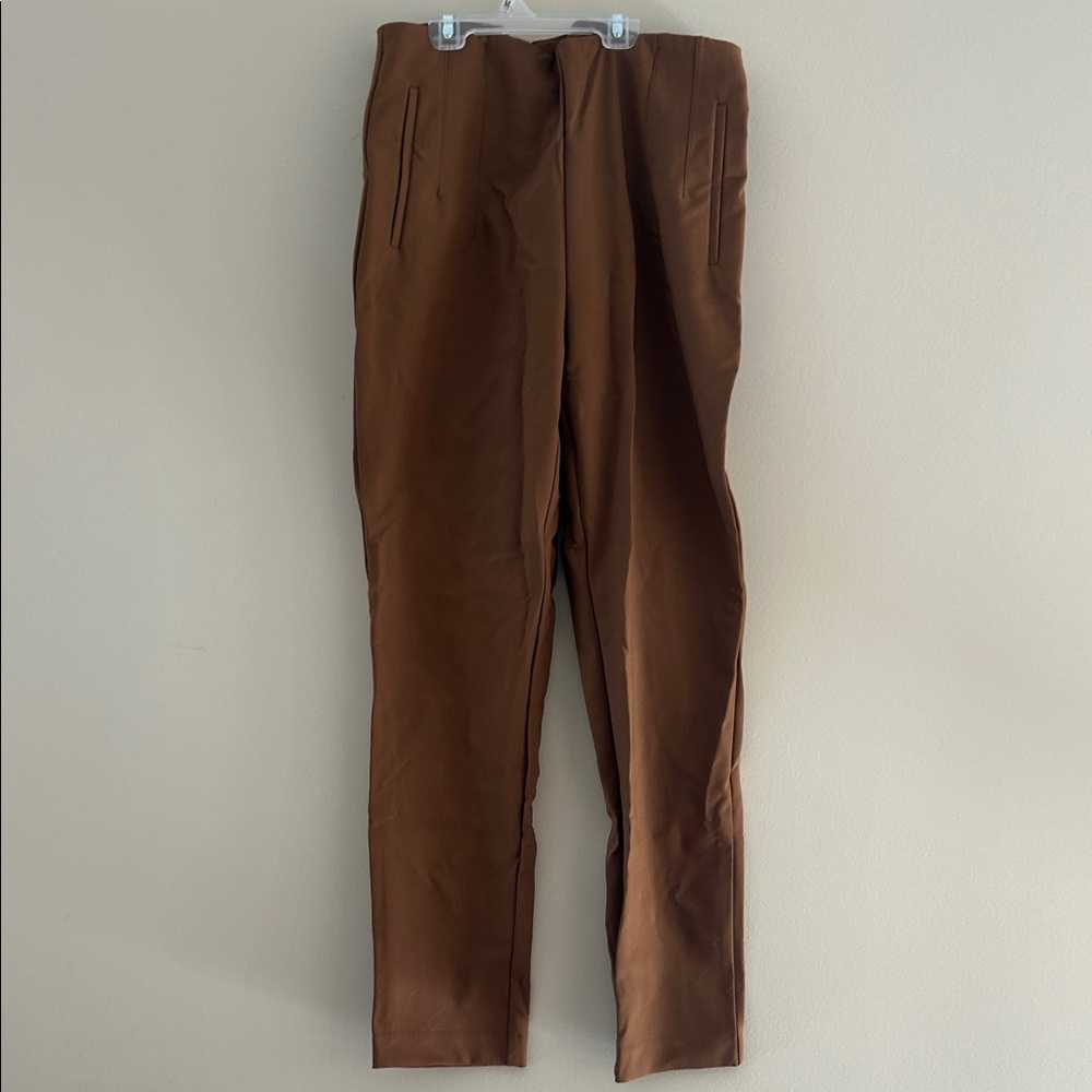 Brown work pants.